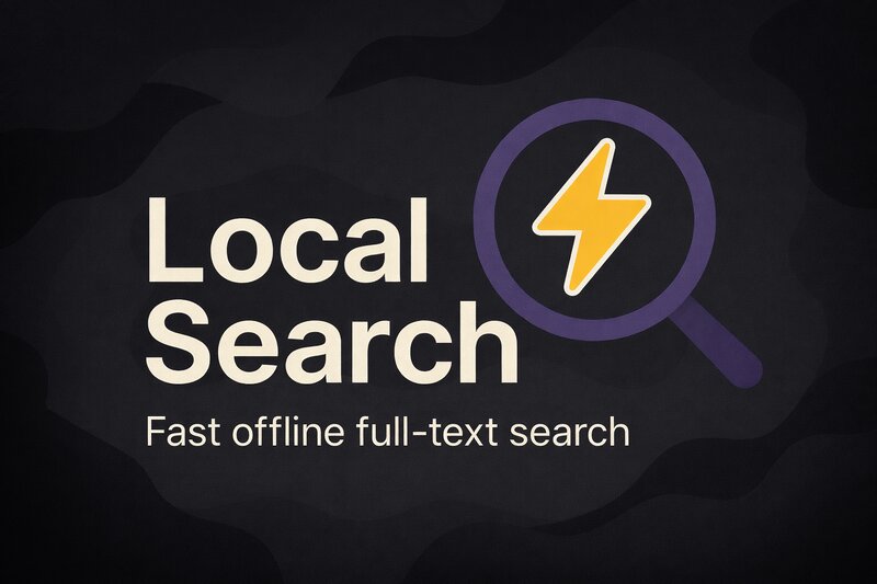 LocalSearch - client-side full-text search